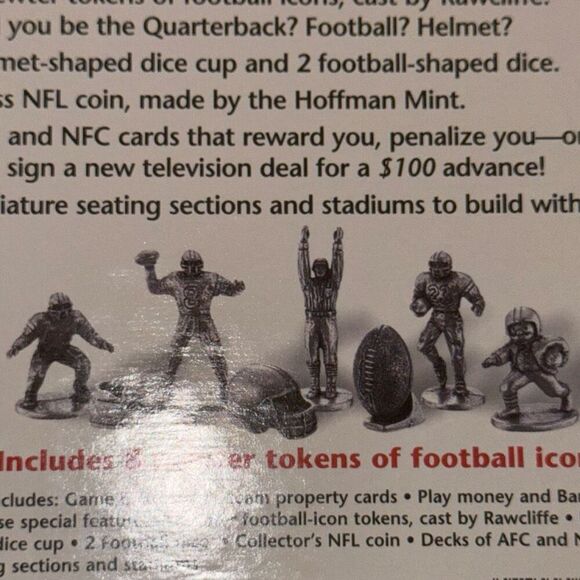 NEW Monopoly NFL Official Limited Collector's Edition Complete Open Box - Picture 4 of 11